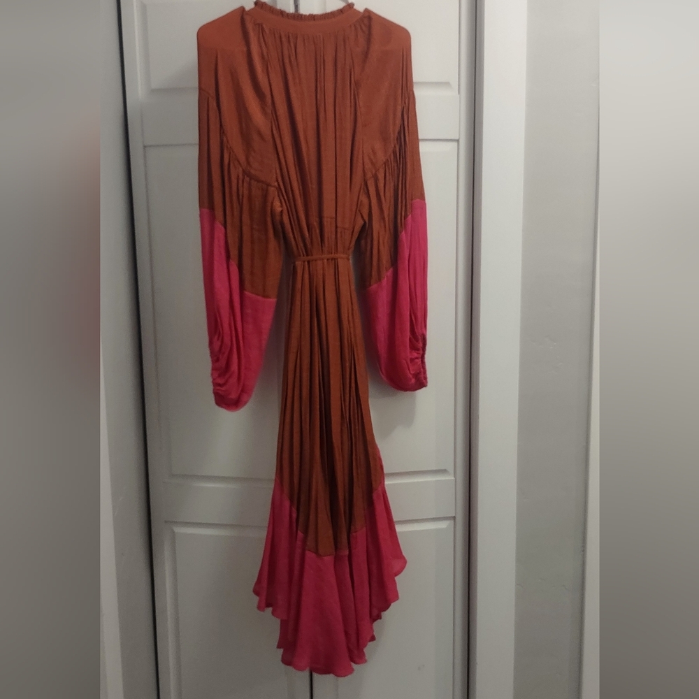 Billowy Bohemian Gypsy Midi Dress - Picture 5 of 15